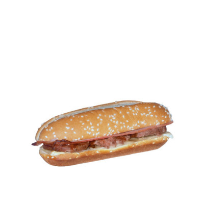 Triburguer com bacon,...